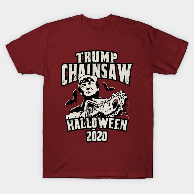 Trump Chainsaw Halloween 2020 T-Shirt by Designkix